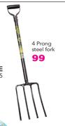 Lasher 4 Prong Steel Fork