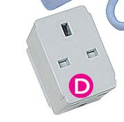 Simple Choice 2 Way 2X13A Adapter