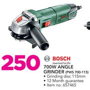 Bosch 700W Angle Grinder PWS 700-115