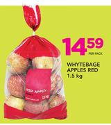 Whyteabage Apples Red-1.5kg Per Pack