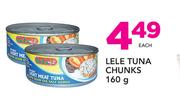 Lele Tuna Chunks-160g Each