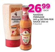 Nandos Perinaise-265g Or Peri Peri Sauce-250ml Each