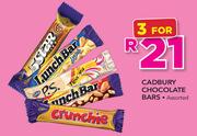 Cadbury Chocolate Bars Assorted-For 3