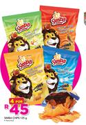 Simba Chips Assorted-4 x 125g