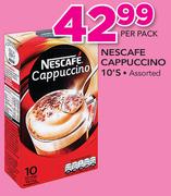 Nescafe Cappuccino-10's Per Pack