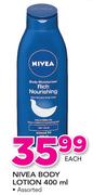 Nivea Body Lotion Assorted-400ml