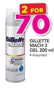 Gillette Mach 3 Gel-2 x 200ml