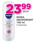 Nivea Deodorant Assorted-150ml