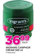 Ingrams Camphor Cream Assorted-500ml Each