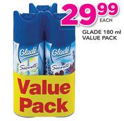 Glade Value Pack-180ml Each
