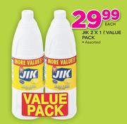 Jik Value Pack Assorted-2X1Ltr