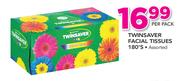 Twinsaver Facial Tissue-180's Per Pack