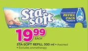 Sta-Soft Refill Assorted(Excludes Aromatherapy)-500ml