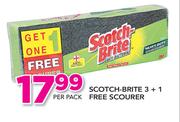 Scotch-Brite 3+1 Free Scourer-Per Pack
