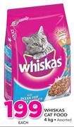 Whiskas Cat Food Assorted-4Kg