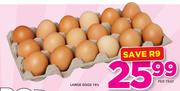 Large Eggs-18's Per Tray