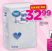 Great Value White Sugar-2.5Kg