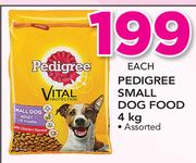 Pedigree Small Dog Food Assorted-4Kg Each