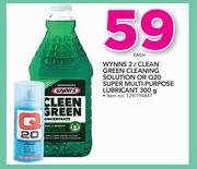 Wynns Clean Green Cleaning Solution-2Ltr Or Q20 Super Multi Purpose Lubricant-300g Each