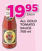 All Gold Tomato Sauce-700ml Each