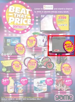 Game Zambia : Beat that Price (9 Nov - 22 Nov 2017), page 1