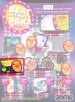 Game Zambia : Beat that Price (9 Nov - 22 Nov 2017), page 1