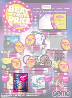 Game Zambia : Beat that Price (9 Nov - 22 Nov 2017), page 1