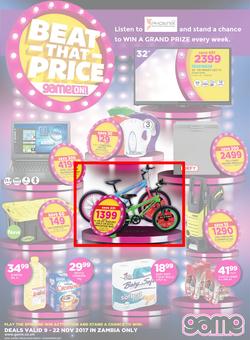 Game Zambia : Beat that Price (9 Nov - 22 Nov 2017), page 1