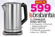 Brabantia 3Ltr Stainless Steel Kettle