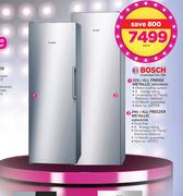Bosch 246Ltr All Frezer Metallic (GSN33VI30)-Each
