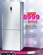 Bosch 346Ltr Bottom Freezer Fridge Inox (KGN46AL11Z)