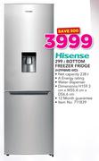Hisense 299Ltr Bottom Freezer Fridge (H299BME-WD)