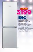 KIC 263Ltr Bottom Freezer Fridge (KBF 525 1 ME)