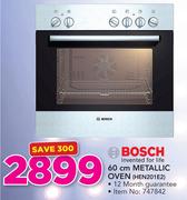 Bosch 60cm Metallic Oven (HEN201E2)