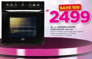 Defy 60cm Undercounter Oven Black (DBO 458)