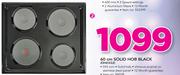 Defy 60cm Solid Hob Black (DHD332)