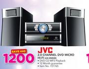 JVC 2.0 Channel DVD Micro Hi-Fi (UX-DN500)