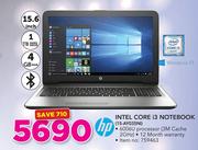 HP Intel Core i3 Notebook(15-AY035NI)