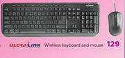 Ultra Link Wireless Keyboard And Mouse
