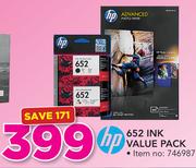 HP 652 Value Pack