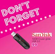 Sandisk 16GB Cruzer Glide USB