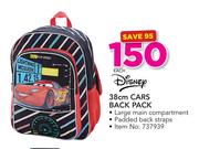 Disney 38cm Cars Backpack-Each