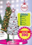 Santa's Trading Pine Tree & Decorations