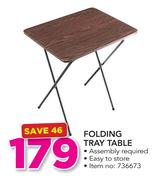 Folding Tray Table