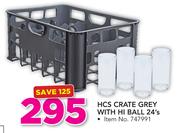 HCS Crate Grey With Hi Ball-24's