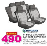 Stingray 11 Piece Grandeur Car Seat Cover Set