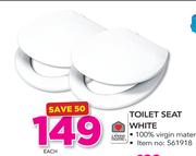 Always Home Toilet Seat White-Each