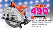 Stramm 200W Circular Saw Including Wrench And Hex Key