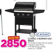 Cadac Classic 3 Burner Gas Braai