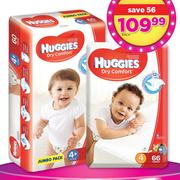 Huggies Dry Comfort Jumbo Pack In Assorted Sizes-Each